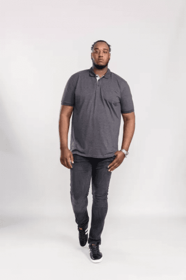 D555 Grant Polo Shirt Charcoal - Polo marškinėliai - Polo marškinėliai - 2XL-8XL