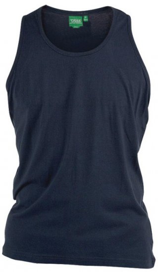 D555 Fabio Sportiniai Marškinėliai Tamsiai Mėlyni - Marškinėliai - Marškinėliai - 2XL-14XL