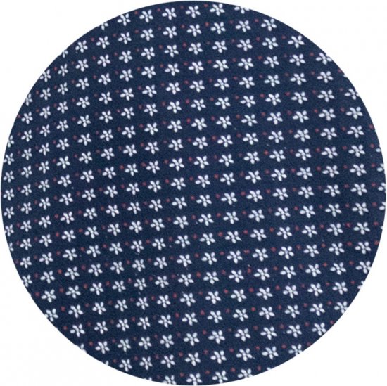 D555 Coventry AOP Polo Shirt Jacquard Collar & Ribbed Cuffs Navy - Polo marškinėliai - Polo marškinėliai - 2XL-8XL