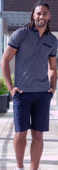 D555 Newcastle Polo Shirt Grey - Polo marškinėliai - Polo marškinėliai - 2XL-8XL