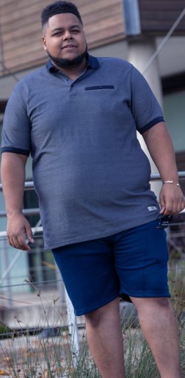 D555 Newcastle Polo Shirt Grey - Polo marškinėliai - Polo marškinėliai - 2XL-8XL