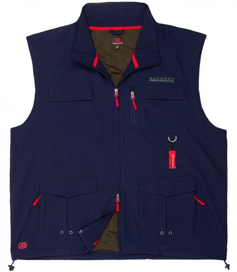 Adamo Tommy Outdoor Vest Navy - Sportiniai drabuziai & outdoor - Dideliu dydziu sportiniai drabuziai vyrams