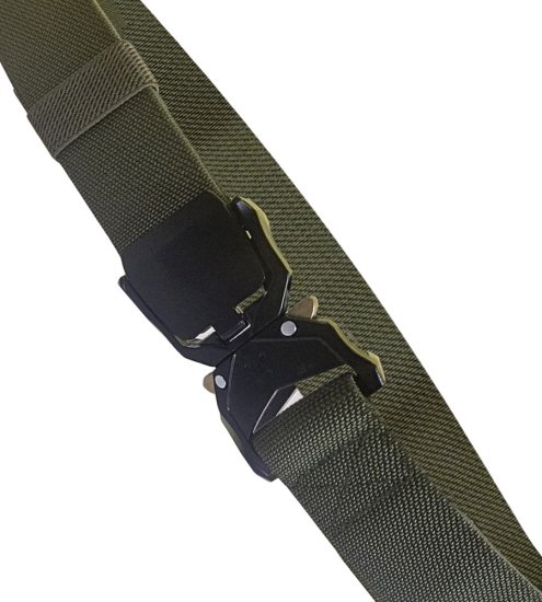 D555 Dale Tactical Stretch Webbing Belt with Heavy Duty Quick Release Buckle Khaki - Diržai - Didelių dydžių diržai - W40-W70/2XL-8XL