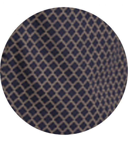 D555 Sheffield Long Sleeve AOP Micro Gold Shirt Navy - Marškiniai - Marškiniai - 2XL-8XL