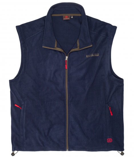 Adamo Montreal Fleece Vest Navy - Sportiniai drabuziai & outdoor - Dideliu dydziu sportiniai drabuziai vyrams