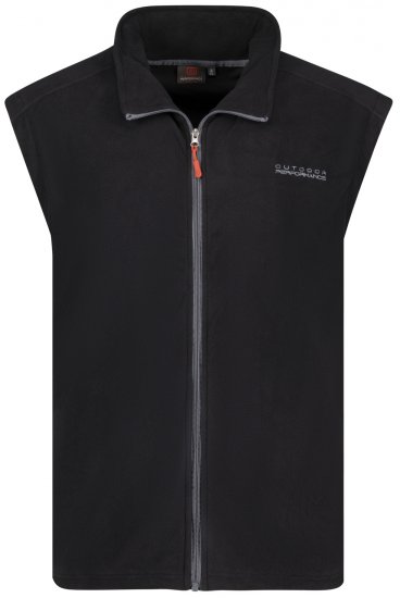 Adamo Montreal Fleece Vest Black - Sportiniai drabuziai & outdoor - Dideliu dydziu sportiniai drabuziai vyrams