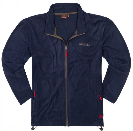 Adamo Toronto Fleece Jacket Navy - Sportiniai drabuziai & outdoor - Dideliu dydziu sportiniai drabuziai vyrams