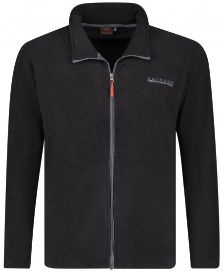 Adamo Tampa Fleece Jacket Black TALL SIZES - VYRIŠKI DRABUŽIAI MT-6XLT - Drabužiai aukštiems vyrams