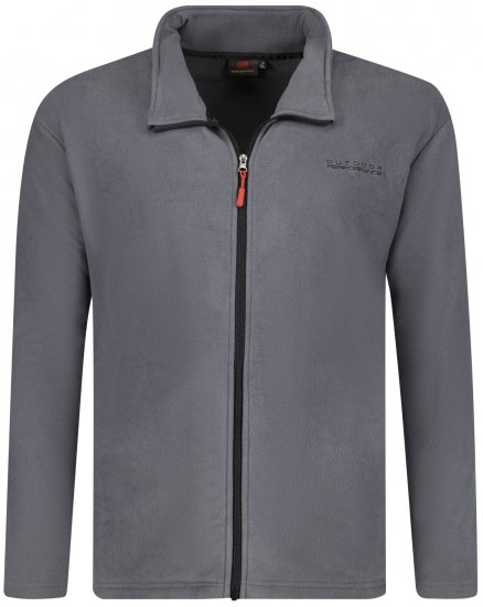Adamo Toronto Fleece Jacket Grey - Didelių dydžių drabužiai - Didelių dydžių rūbai vyrams