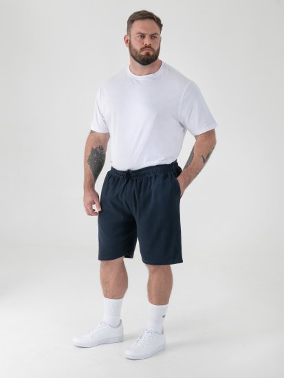 D555 Mitchell 2 Stretch Elasticated Waist Shorts Navy - Laisvalaikio kelnės ir šortai - Laisvalaikio Kelnės ir Šortai - 2XL-12XL