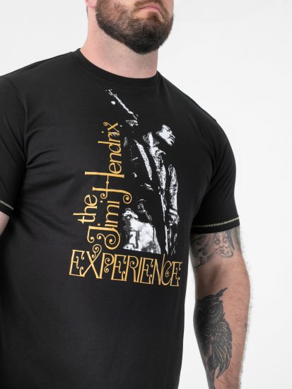 D555 Stokes Official Jimi Hendrix Experience Printed T-Shirt - Marškinėliai - Marškinėliai - 2XL-14XL