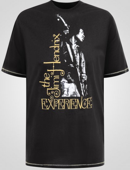 D555 Stokes Official Jimi Hendrix Experience Printed T-Shirt - Marškinėliai - Marškinėliai - 2XL-14XL