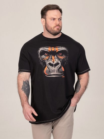D555 Perkins Markšinėliai su spauda Juoda - Marškinėliai - Marškinėliai - 2XL-14XL