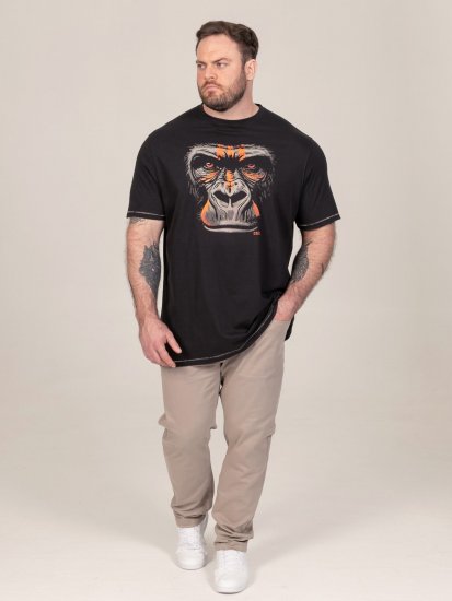 D555 Perkins Markšinėliai su spauda Juoda - Marškinėliai - Marškinėliai - 2XL-14XL