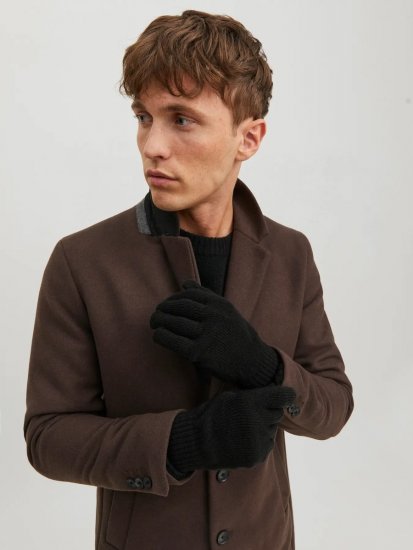 Jack & Jones Barry Megztos pirštinės Juoda - Pirštinės - 