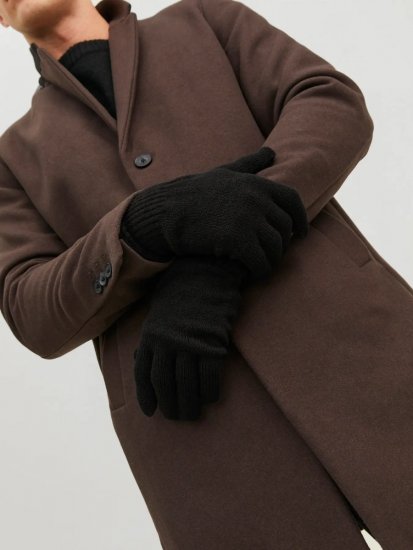 Jack & Jones Barry Megztos pirštinės Juoda - Pirštinės - 