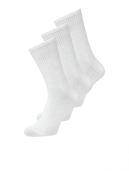 Jack & Jones Charles Teniso kojinės Balta 3-pack - Apatinis trikotažas ir plaukimo apranga - Apatinis trikotažas - 2XL-8XL