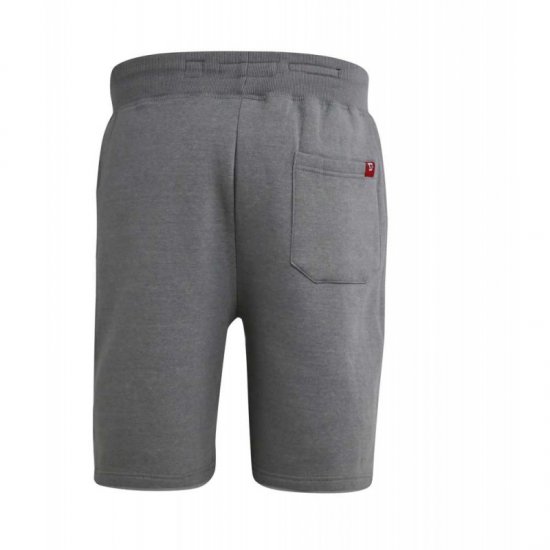 D555 Lindon Jersey Shorts Grey - Laisvalaikio Kelnės ir Šortai - Laisvalaikio Kelnės ir Šortai - 2XL-12XL