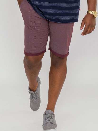 D555 Bandit Ao Micro Print Stretch Chino Shorts - Šortai - Šortai - W40-W60