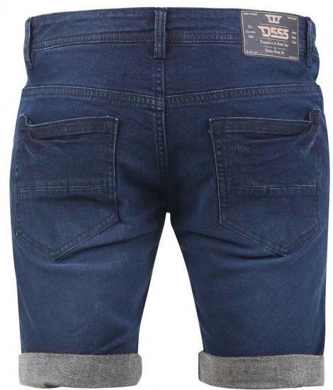D555 BRENTWOOD Dark Blue Denim Shorts - Šortai - Šortai - W40-W60