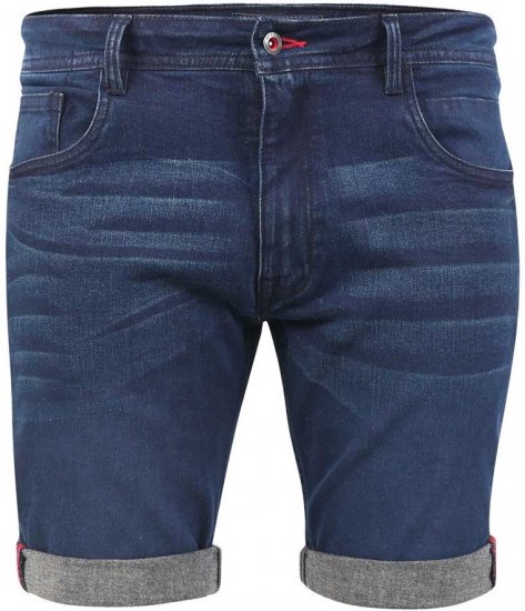 D555 BRENTWOOD Dark Blue Denim Shorts - Šortai - Šortai - W40-W60