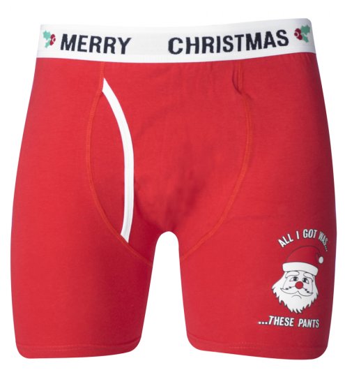D555 Claus Christmas Boxers 2-pack - Apatinis trikotažas ir plaukimo apranga - Apatinis trikotažas - 2XL-8XL