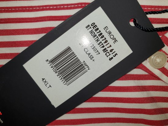 Tommy Hilfiger North Stripe Long Sleeve Shirt Red - Motley beprotiškas balandžio išpardavimas - 