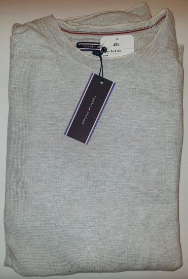 Tommy Hilfiger Sweater Light Grey - Motley beprotiškas balandžio išpardavimas - 
