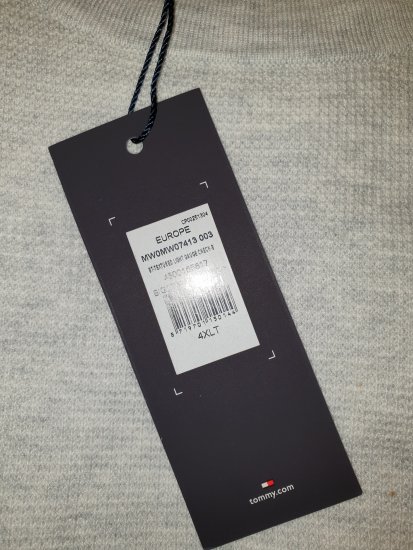 Tommy Hilfiger Sweater Light Grey - Motley beprotiškas balandžio išpardavimas - 