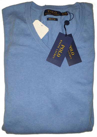 Polo Ralph Lauren 4002 Sweater Blue - Motley beprotiškas balandžio išpardavimas - 