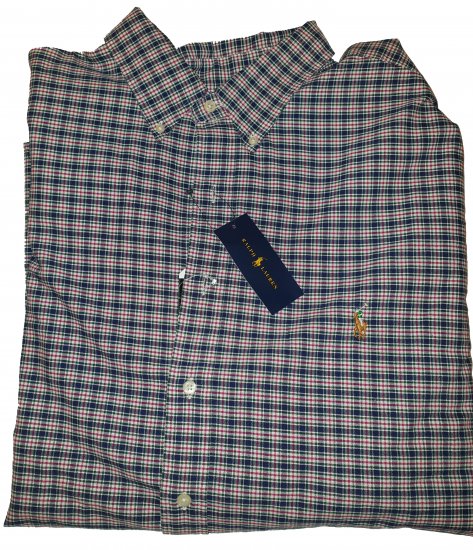 Polo Ralph Lauren TC6M Shirt Navy/Pink - Motley beprotiškas balandžio išpardavimas - 
