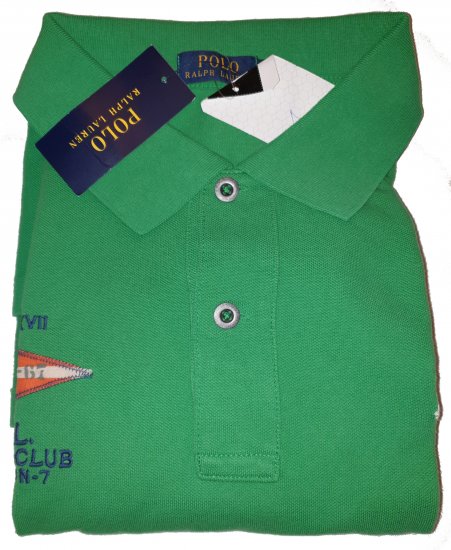 Ralph Lauren T16J Polo Green - Motley beprotiškas balandžio išpardavimas - 