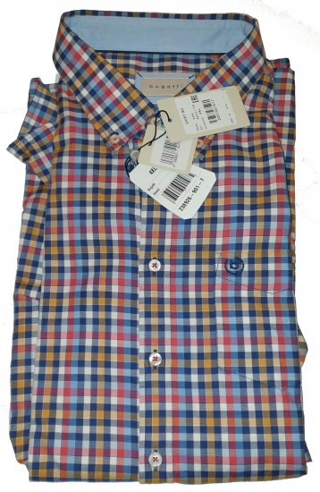 Bugatti 98312 Shirt - Motley beprotiškas balandžio išpardavimas - 