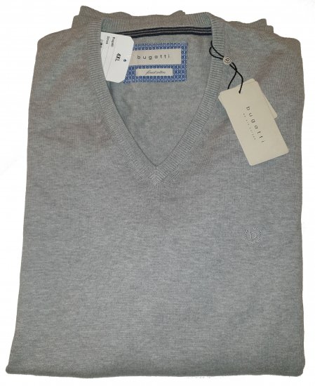 Bugatti 95510 Knit Grey - Motley beprotiškas balandžio išpardavimas - 