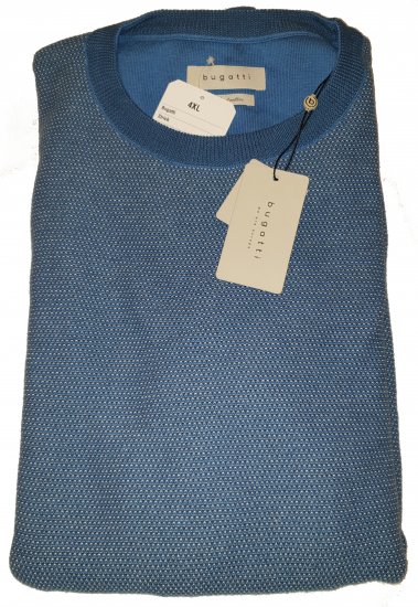 Bugatti 95511 Knit Blue - Motley beprotiškas balandžio išpardavimas - 