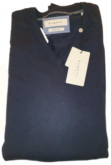 Bugatti 95510 Knit Navy - Motley beprotiškas balandžio išpardavimas - 