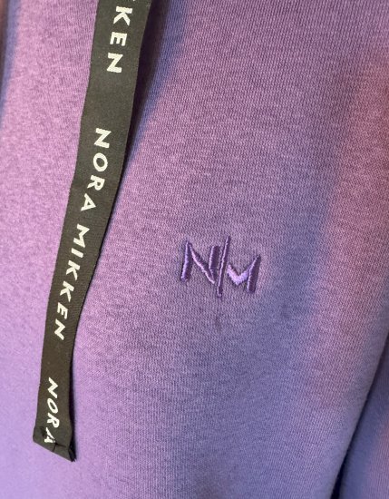 Nora Mikken KRISTINA Long Hoodie Purple - Megztiniai ir džemperiai - 