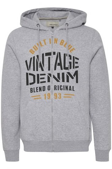 Blend Hoodie 4276 "Vintage Denim" Grey - Megztiniai ir džemperiai - Megztiniai ir Džemperiai - 2XL-14XL