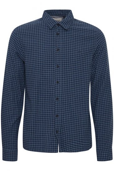 Blend Long Sleeve Shirt 4317 Dress Blues - Didelių dydžių drabužiai - Didelių dydžių rūbai vyrams