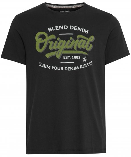 Blend 4568 T-Shirt Black - Marškinėliai - Marškinėliai - 2XL-14XL
