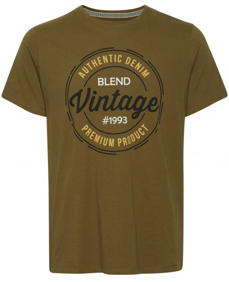 Blend 4811 T-Shirt Military Olive - Marškinėliai - Marškinėliai - 2XL-14XL