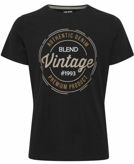 Blend 8411 T-Shirt Black - Marškinėliai - Marškinėliai - 2XL-14XL