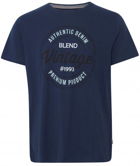 Blend 8411 T-Shirt Dress Blues - Marškinėliai - Marškinėliai - 2XL-14XL