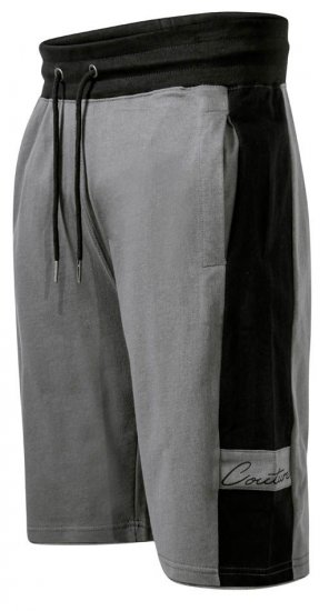 D555 Casper Couture Elasticated Waistband Shorts Grey - Laisvalaikio kelnės ir šortai - Laisvalaikio Kelnės ir Šortai - 2XL-12XL