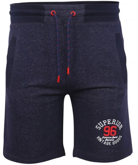 D555 HARLOW Jersey Shorts Denim Marl - Laisvalaikio kelnės ir šortai - Laisvalaikio Kelnės ir Šortai - 2XL-12XL