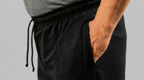 20 Nodi Grecale Stretch Fleece Cotton Sports Pants with Enzyme and Soft Touch Treatment Black - Laisvalaikio kelnės ir šortai - Laisvalaikio Kelnės ir Šortai - 2XL-12XL