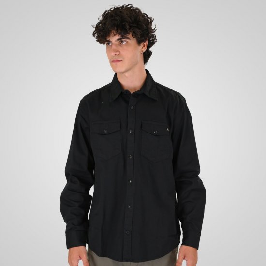 Double Outfitters GS-5126 Marškiniai su spaudėmis Juoda - Marškiniai - Marškiniai - 2XL-8XL