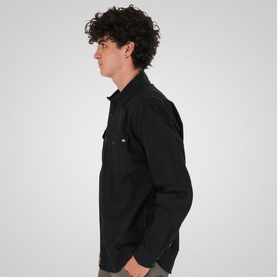 Double Outfitters GS-5126 Marškiniai su spaudėmis Juoda - Marškiniai - Marškiniai - 2XL-8XL