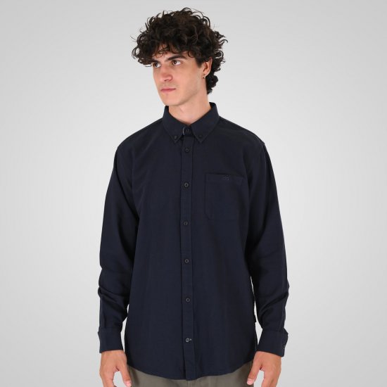 Double Outfitters GS-5225 Oksfordo marškiniai Tamsiai mėlyna - Marškiniai - Marškiniai - 2XL-8XL