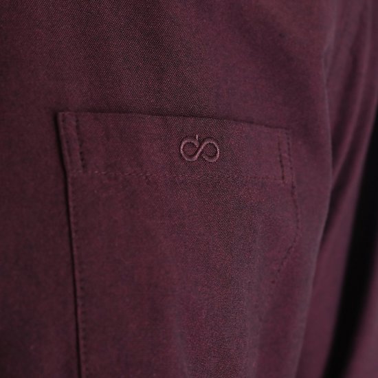 Double Outfitters GS-5225 Oksfordo marškiniai Bordo - Marškiniai - Marškiniai - 2XL-8XL